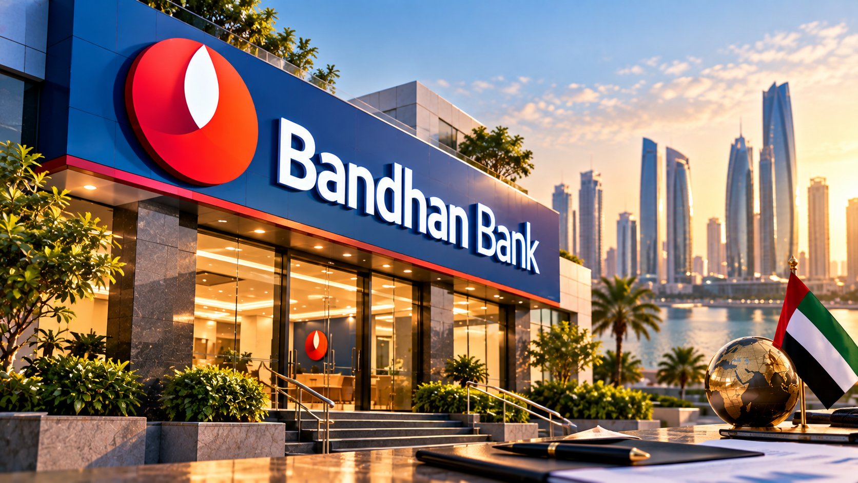 Bandhan Bank share price chart showing an upward trend, with a focus on recent gains.