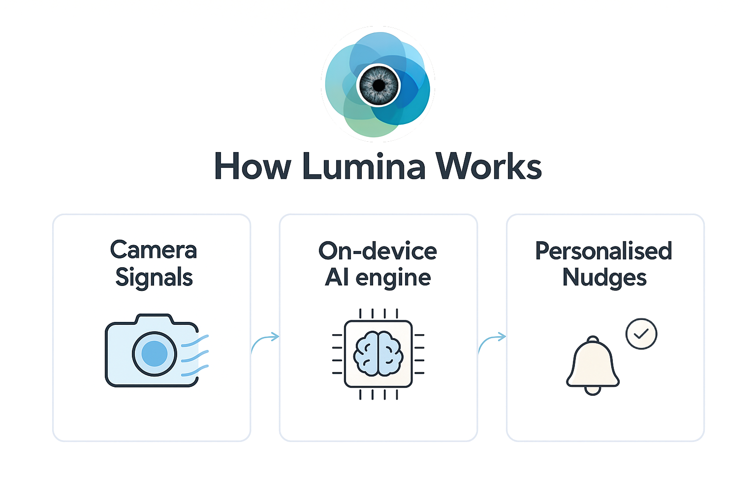 Visual representation of how Lumina’s Eye Score works