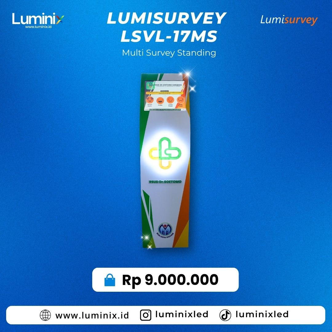 Mesin survey IKM touchscreen LumiSurvey LSVL-17MS multi survey