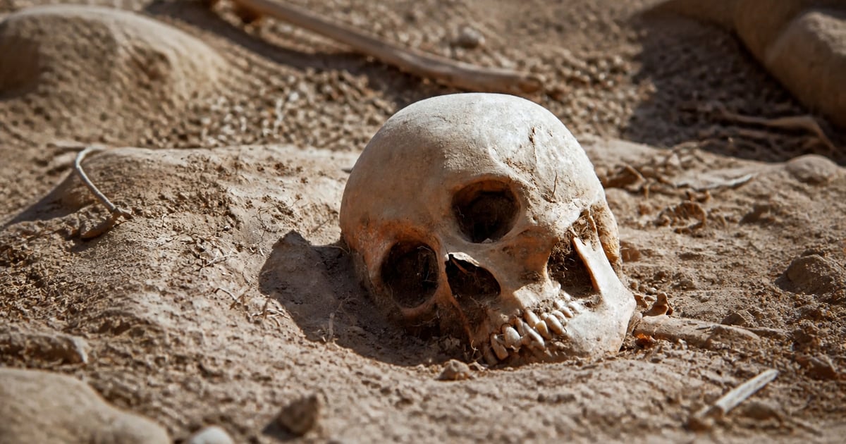 Restes arqueològiques antigues sota una llum tènue, ambient de misteri científic