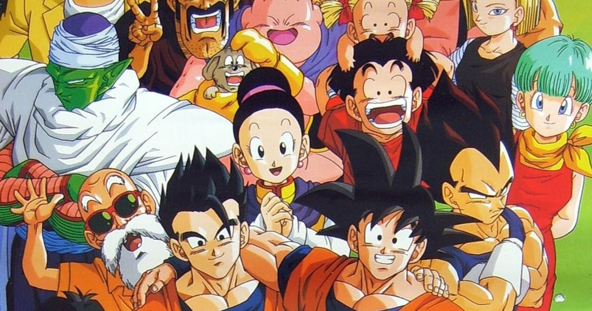 Illustration inspirante d'un groupe d'amis motivés comme les héros de Dragon Ball Z, symbolisant la force collective et la persévérance
