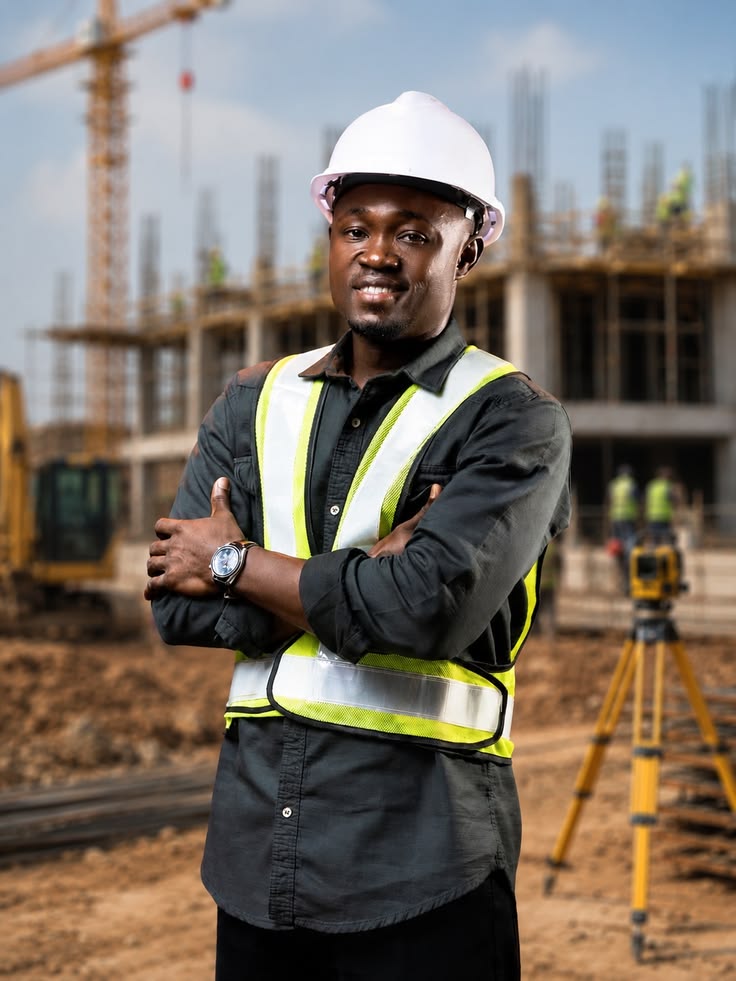 GroMon Build site supervisor on a construction site
