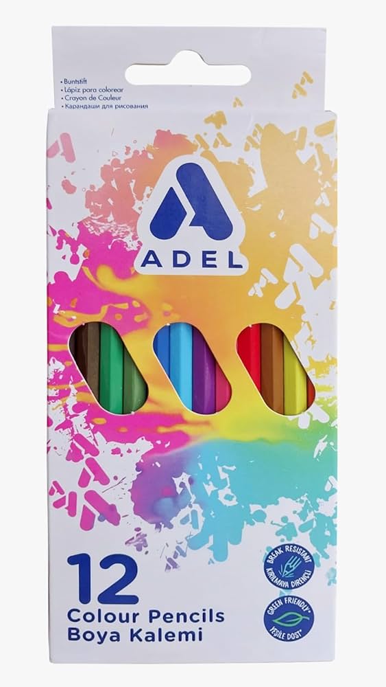 Adel Kuru Boya Kalemi Tam Boy 12'li 