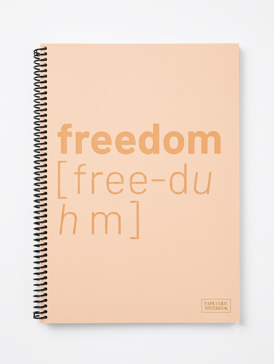 Papeterie 80 Yaprak Çizgili Spiralli Defter