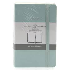 Victoria's Journals Classic Sert Kapak Çizgili Defter - Turkuaz