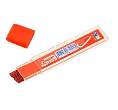 Mikro Kırmızı Kurşun Kalem Ucu 0.7MM 2B M-610