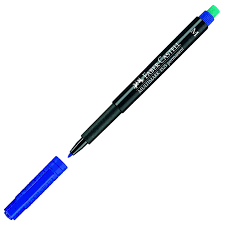 Faber-Castell Permanent Kalem Mavi (M)