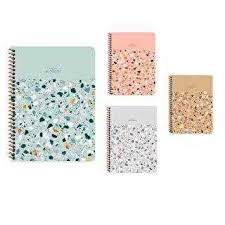 Keskin Color Terazzo A4 Sert Kapak 80 Yaprak Kareli Defter