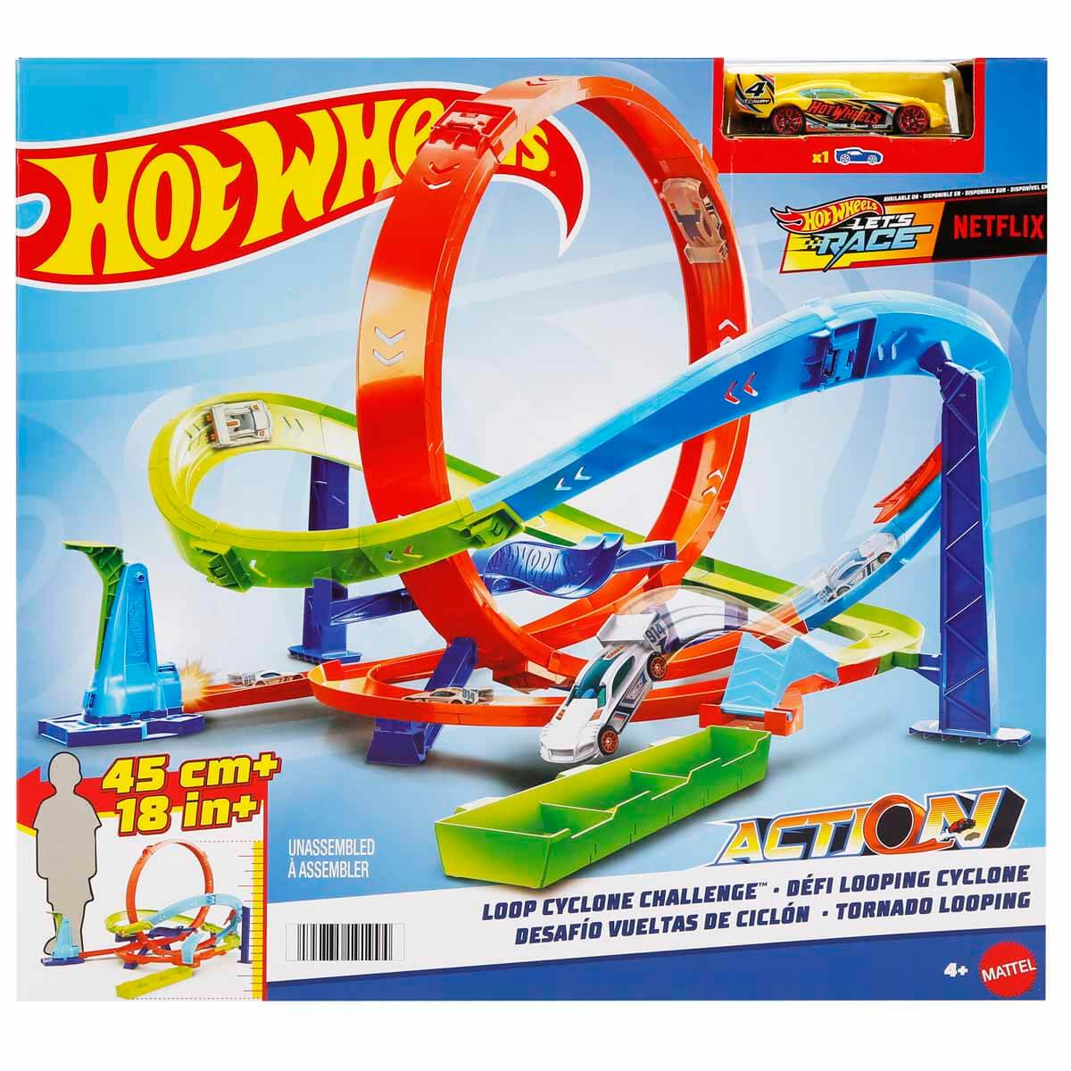 Hot Wheels Bumerang Çemberli Yarış Pisti