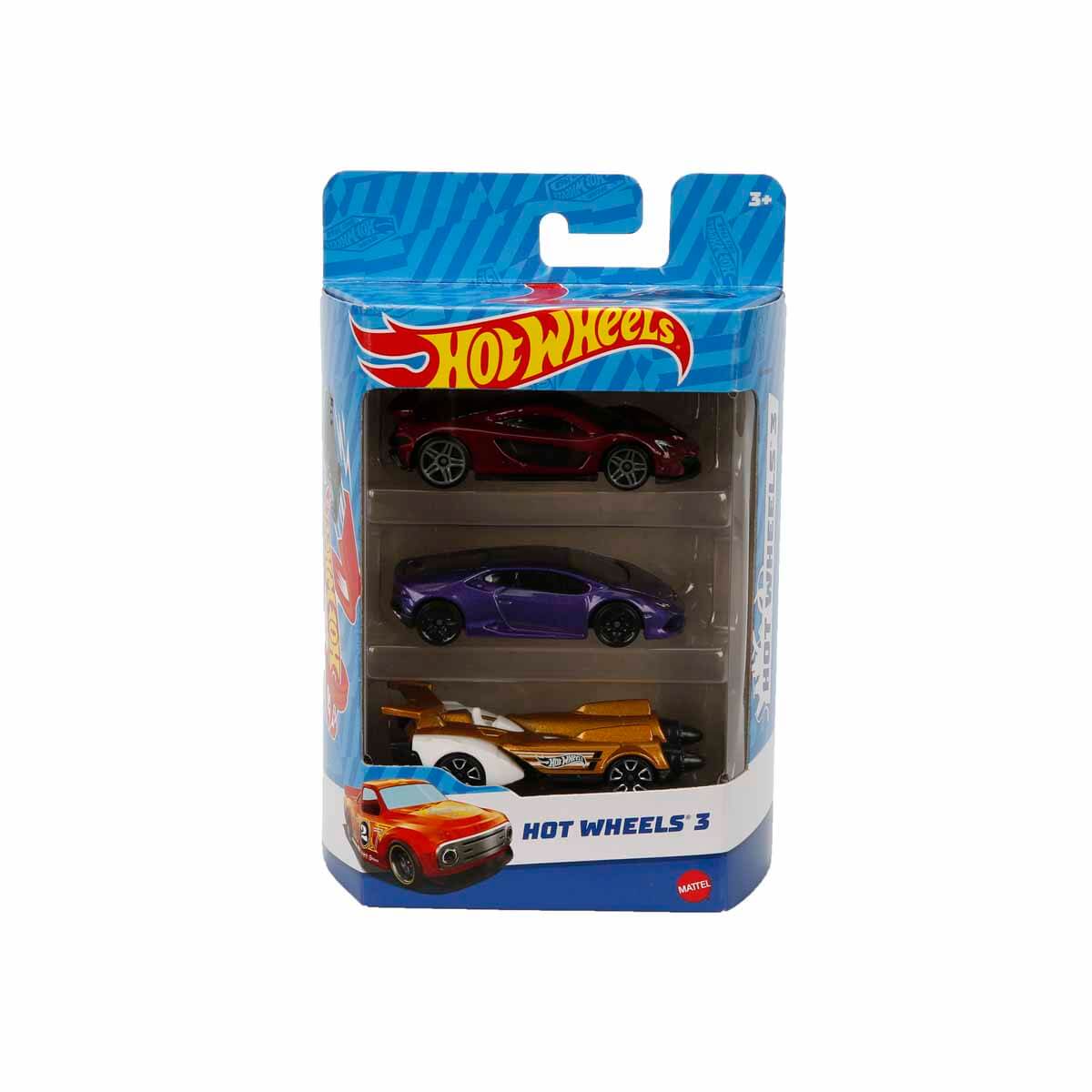 Hot Wheels 3'lü Araba Seti - Farklılık Gösterebilir