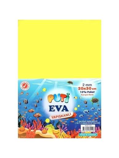 Puti A4 Eva 10'lu Paket Yapışkanlı