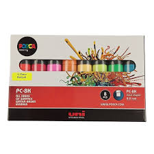 Uni Posca 8.0 Su Bazlı Poster Markörü 7+1