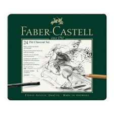 Faber-Castell Pitt Monochrome İşlenmiş Kömür Seti