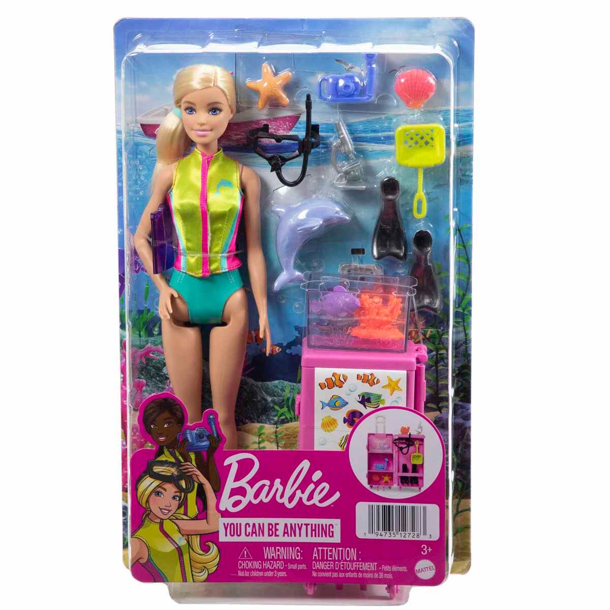 Barbie Deniz Biyoloğu Oyun Seti