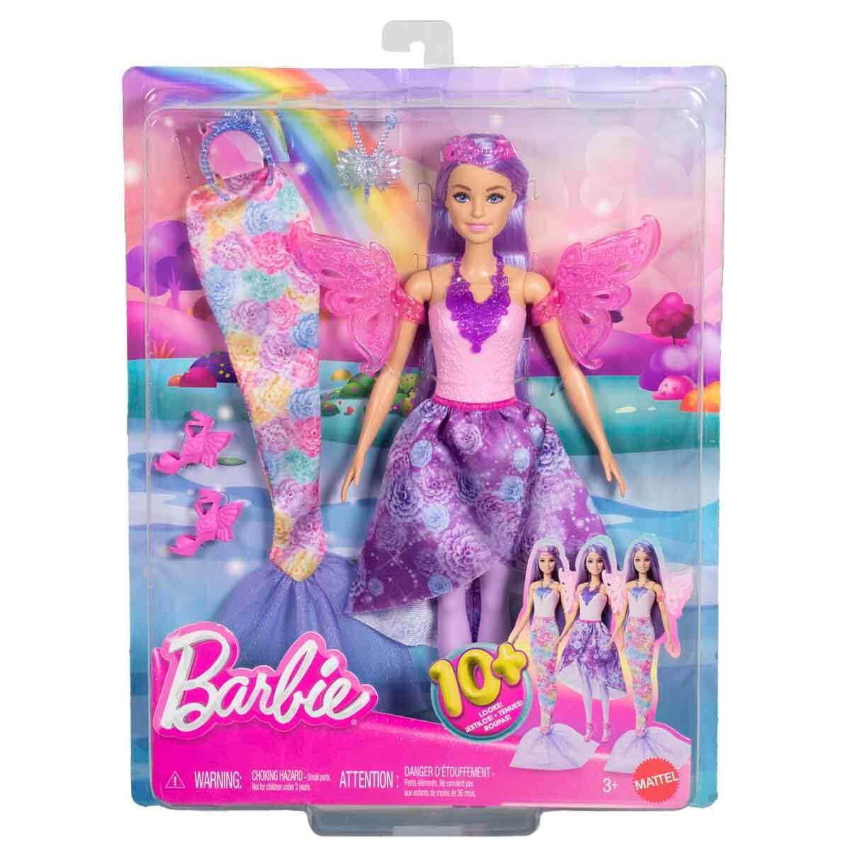 3in1 Barbie Deniz Kızı Kostüm Seti