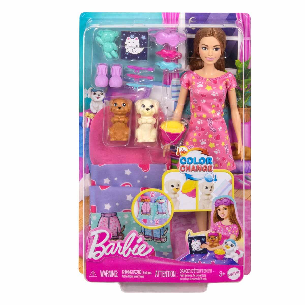 Barbie ve Köpekçikleri Pijama Partisi Oyun Seti