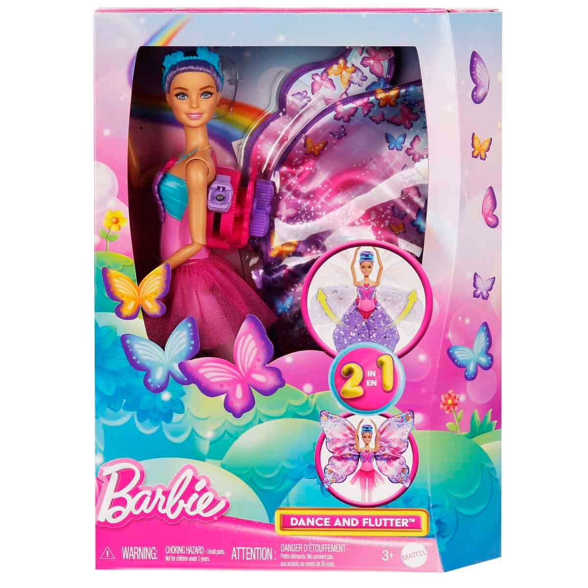 2in1 Barbie Kelebek Dansçı Bebek