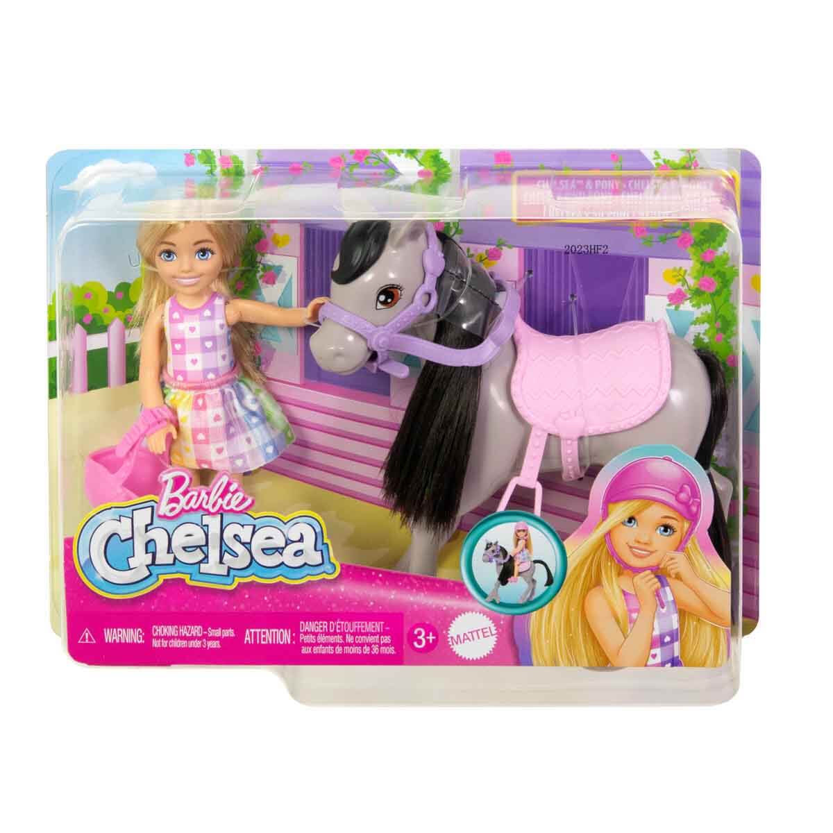 Barbie Chelsea Bebek ve Midilli Figür Seti