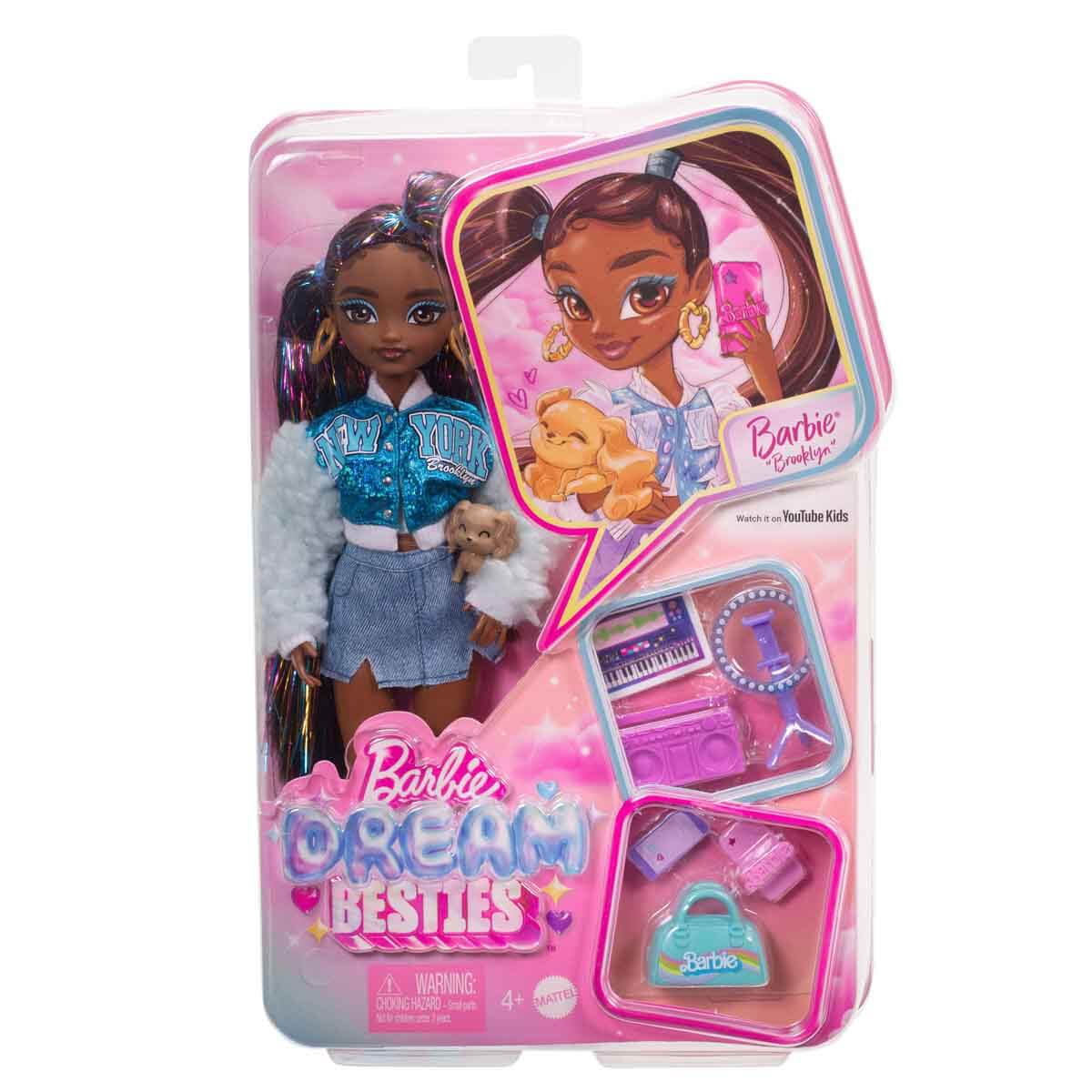 Barbie Dream Besties Barbie Brooklyn Bebek ve Aksesuarları