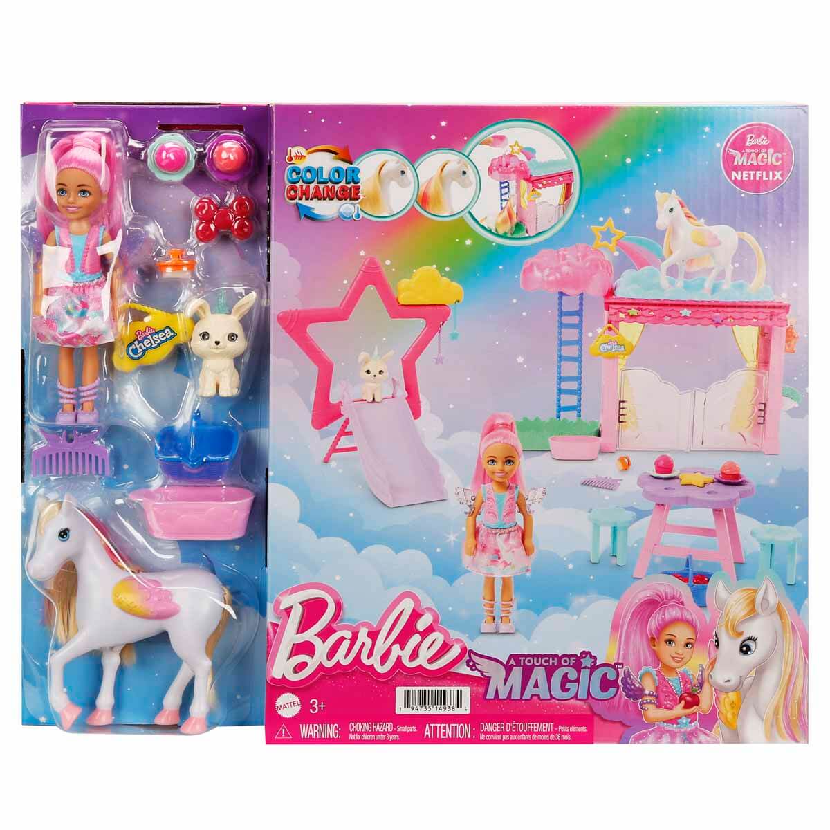 Barbie a Touch of Magic Chelsea ve Pegasus Oyun Seti 