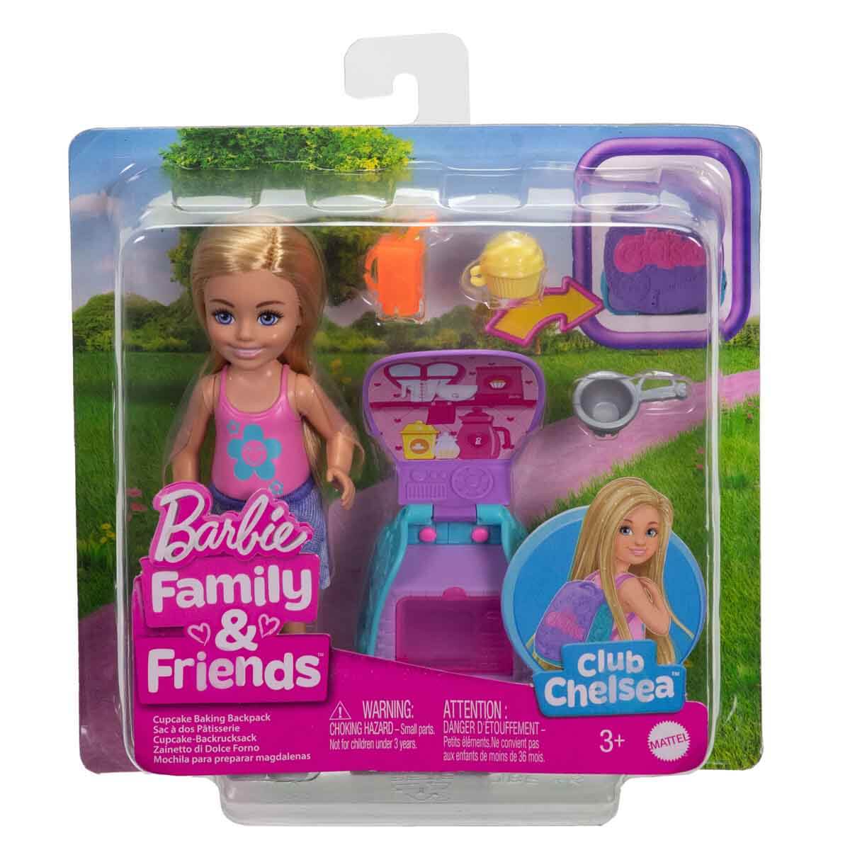Barbie Chelsea Sırt Çantası Olabilen Cupcake Oyun Seti