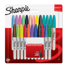 Sharpie Permanent Set Fine 24 Lü Set