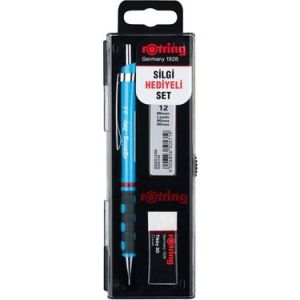 Rotring Tikky Okul Seti 0.5 Mm Mavi Versatil Uçlu Kalem-Silgi-Uç