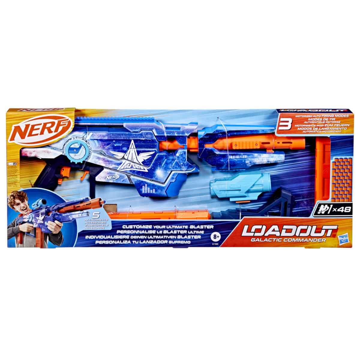 Nerf Loadout Galactic Commander 48 Mermili Sünger Dart Atan Silah 67 cm