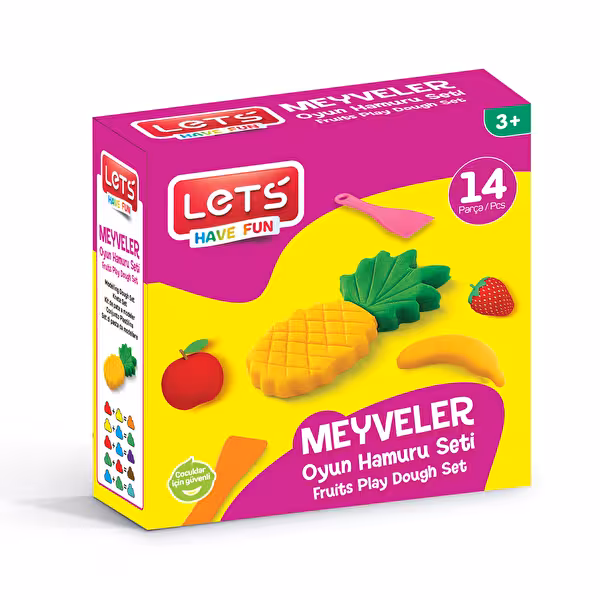 Let's Oyun Hamuru Meyveler Seti