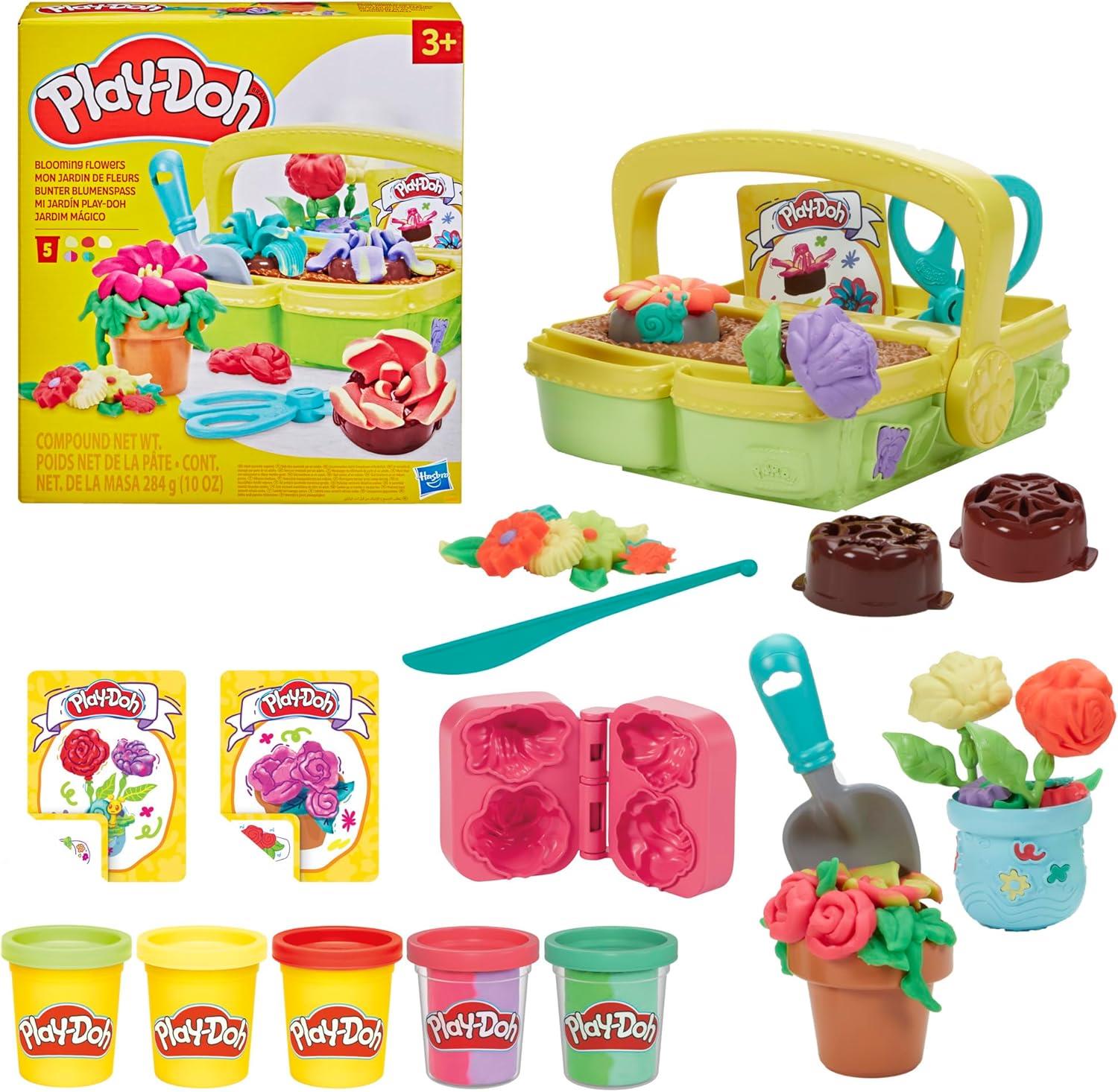 Play-Doh Renkli Çiçekler Botanik Oyun Seti