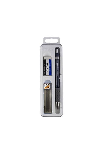Tombow SH-300 Grip Mekanik Kurşun Kalem Plastik Kutulu Set 0.5 mm Lacivert