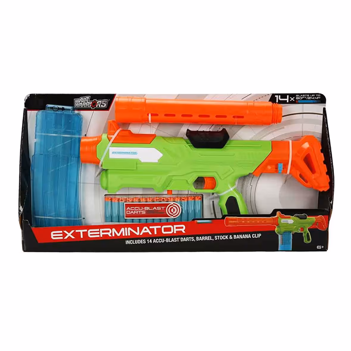 Air Warriors Exterminator Sünger Dart Atan Silah