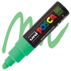 Uni Posca Pc-7m Su Bazlı Markör 4.5-5.5 Mm - Green