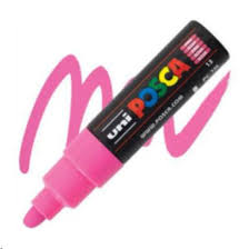 Uni Posca Pc-7m Su Bazlı Markör 4.5-5.5 Mm - Pink