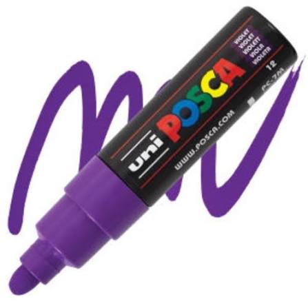 Uni Posca Pc-7m Su Bazlı Markör 4.5-5.5 Mm - Violet