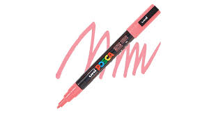 Uni Posca Pc-3m Su Bazlı Markör 0.9-1.3 Mm - Coral Pink