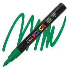 Uni Posca Pc-3m Su Bazlı Markör 0.9-1.3 Mm - Green