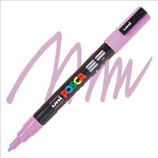 Uni Posca Pc-3m Su Bazlı Markör 0.9-1.3 Mm - Lavender