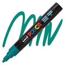 Uni Posca Pc-5m Su Bazlı Markör 1.8-2.5 Mm - Emerald Green