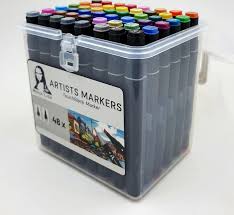 Mona Lisa TouchBlack Marker 48 Renk