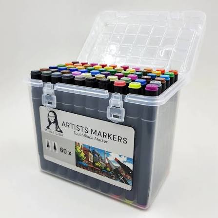 Mona Lisa Touchblack Marker Kalem 60 Renk