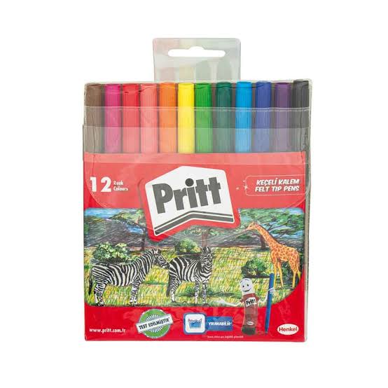 Pritt Keçeli Kalem 12 Renk