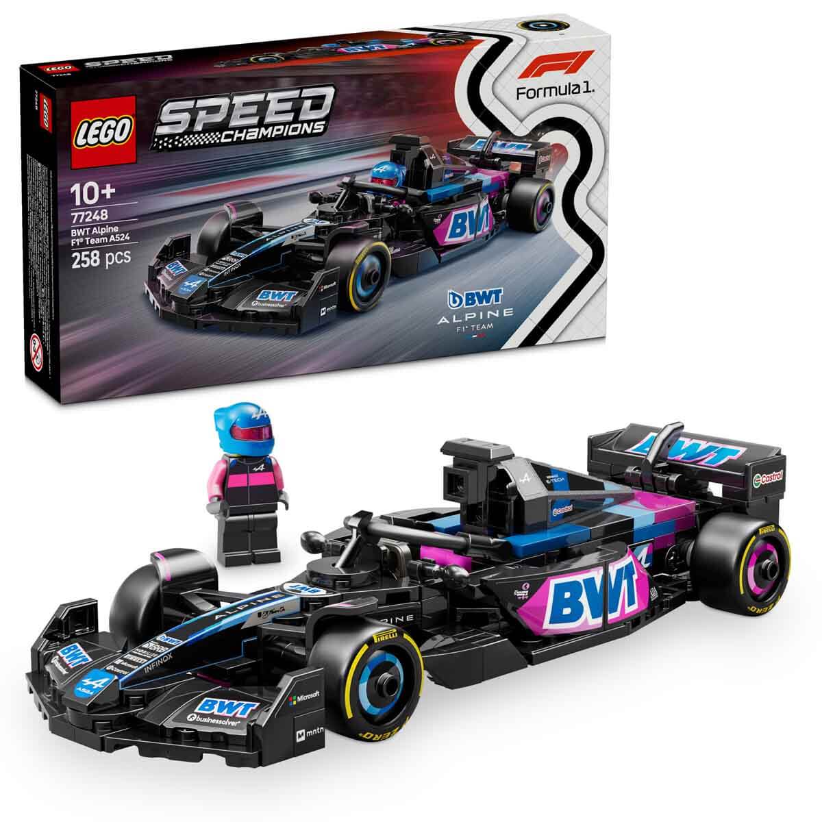 LEGO Speed Champions BWT Alpine F1 Team A524 Yarış Arabası 77248 