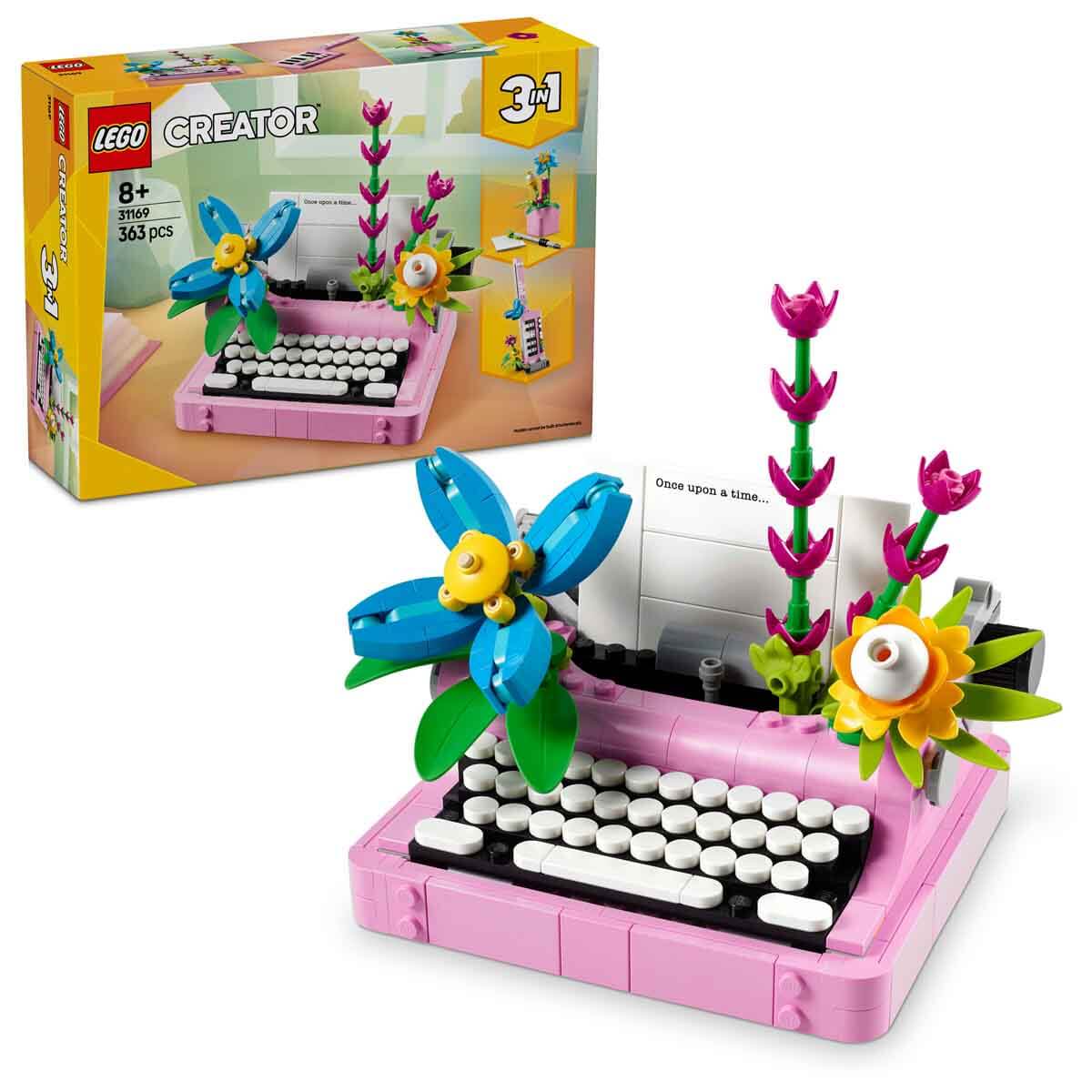 LEGO Creator 3’ü 1 Arada Çiçekli Daktilo 31169