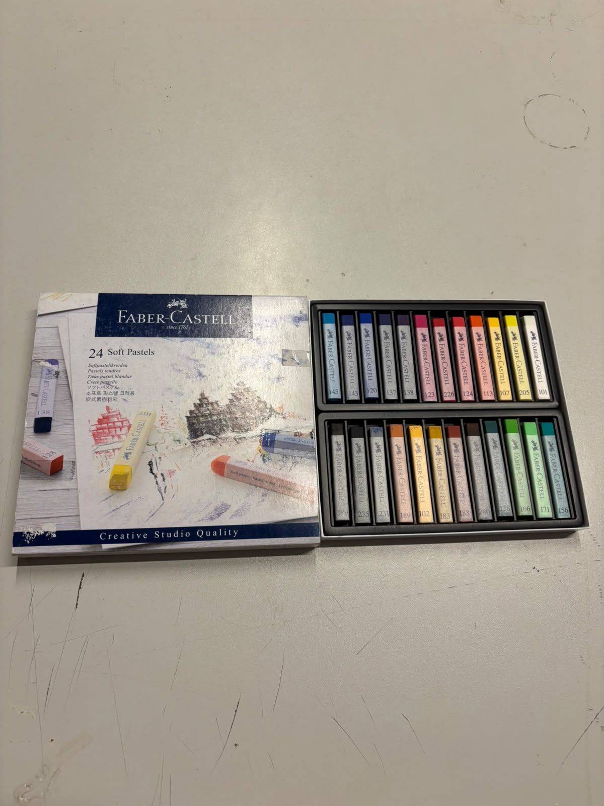 Creativity Toz Pastel 24 Renk Tam Boy