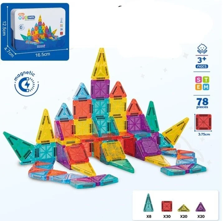 Manyetik Blok Mini 78 Parça