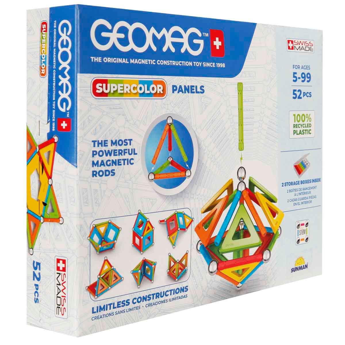 Geomag Supercolor Panels Manyetik Zeka Oyunu 52 Parça