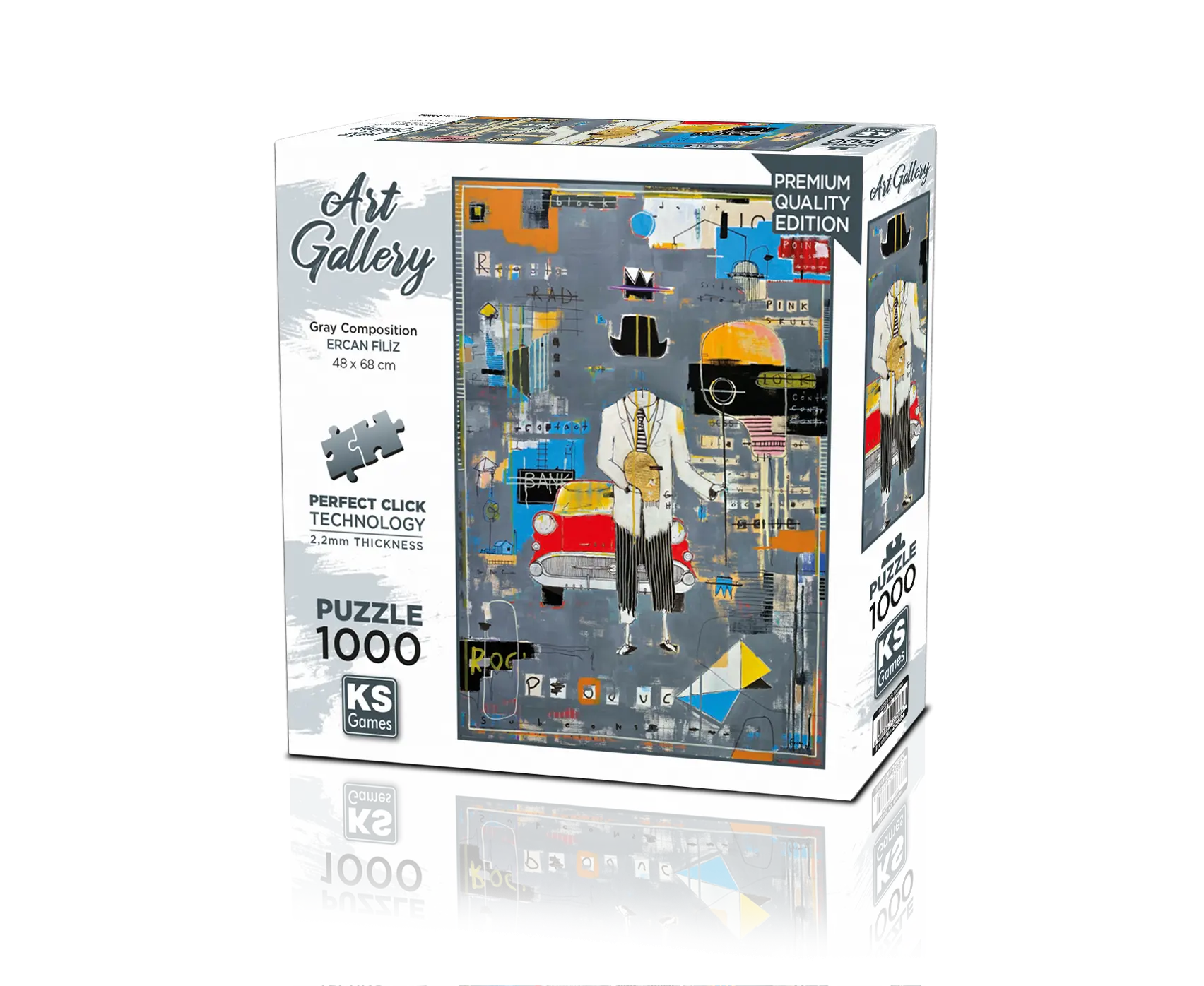 Gray Composition 1000 Parça Puzzle 20684