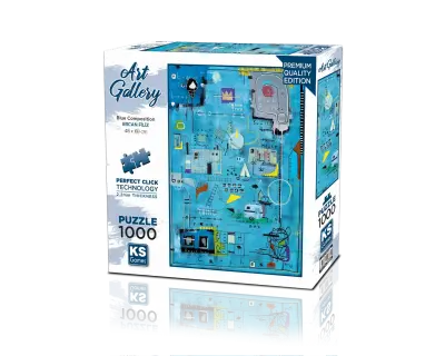 Blue Composition 1000 Parça Puzzle 20685