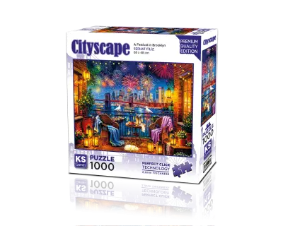 A Festival in Brooklyn 1000 Parça Puzzle 20837